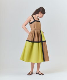 GRACE CONTINENTAL ライン配色キャミドレス