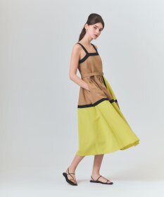 GRACE CONTINENTAL ライン配色キャミドレス