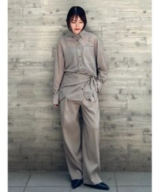 GRACE CONTINENTAL ストール付シャツ