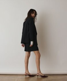 GRACE CONTINENTAL リネンライクダブルジャケット