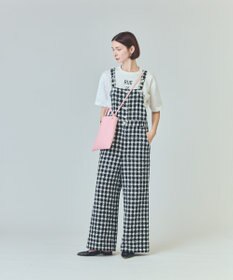 GRACE CONTINENTAL チェックツイードサロペット