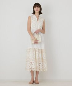 GRACE CONTINENTAL エンブロイダリーワンピース
