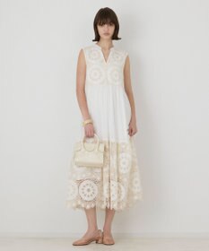 GRACE CONTINENTAL エンブロイダリーワンピース