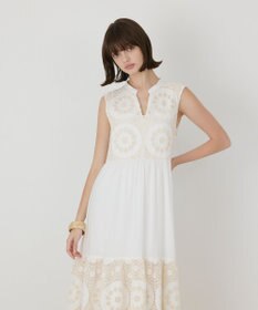 GRACE CONTINENTAL エンブロイダリーワンピース