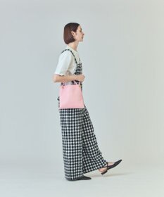 【極美品】グレースクラス サロペット ツイード チェック ピンク 36 極美品】グレースクラス サロペット ツイード チェック ピンク