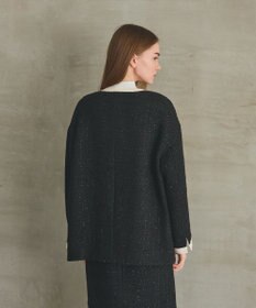 GRACE CONTINENTAL ツイードトリミングジャケット