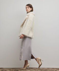 GRACE CONTINENTAL フェイクファーPコート