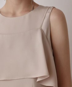 GRACE CONTINENTAL サテンレイヤードワンピース