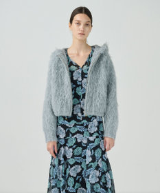 GRACE CONTINENTAL 起毛ニットパーカー