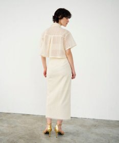 GRACE CONTINENTAL ラッセルメッシュシャツ