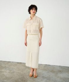 GRACE CONTINENTAL ラッセルメッシュシャツ