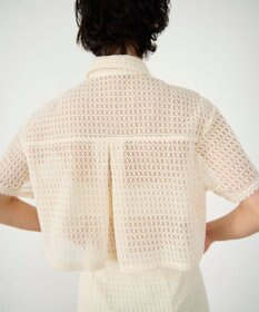 GRACE CONTINENTAL ラッセルメッシュシャツ