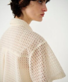 GRACE CONTINENTAL ラッセルメッシュシャツ