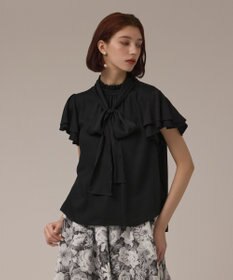 GRACE CONTINENTAL フリルボウタイブラウス
