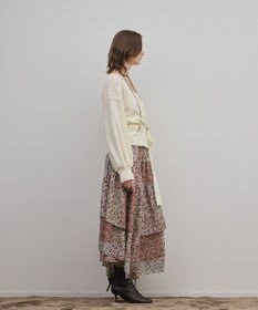 GRACE CONTINENTAL パッチワークプリントスカート