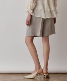 GRACE CONTINENTAL ストライプショートパンツ