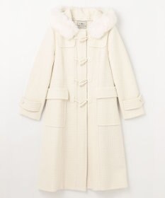 GRACE CONTINENTAL ファーフードダッフルコート