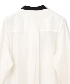 GRACE CONTINENTAL シルクコンビドレスシャツ