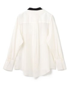 GRACE CONTINENTAL シルクコンビドレスシャツ