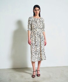 GRACE CONTINENTAL ランダムハートドレープワンピース