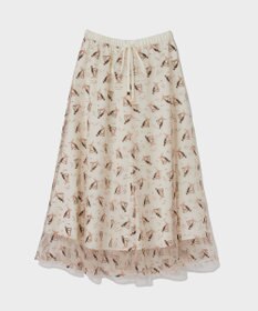 GRACE CONTINENTAL マリンembフレアスカート