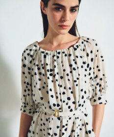 GRACE CONTINENTAL ランダムハートドレープワンピース