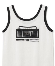 GRACE CONTINENTAL ラメニットノースリーブ