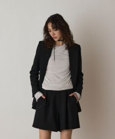 GRACE CONTINENTAL リネンライクダブルジャケット