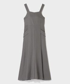 GRACE CONTINENTAL リネンタッチロングドレス