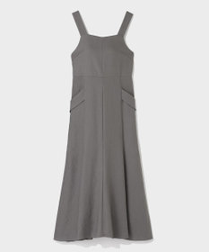 GRACE CONTINENTAL リネンタッチロングドレス