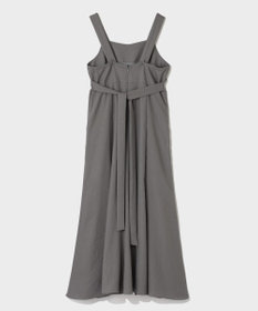 GRACE CONTINENTAL リネンタッチロングドレス