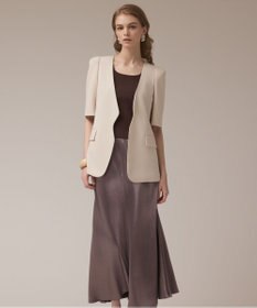 GRACE CONTINENTAL パフスリーブジャケット キナリ