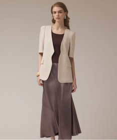 GRACE CONTINENTAL パフスリーブジャケット キナリ