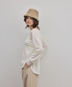 GRACE CONTINENTAL シアーワッフルカットトップ