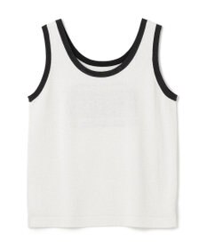 GRACE CONTINENTAL ラメニットノースリーブ