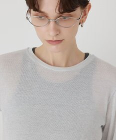 GRACE CONTINENTAL ラメクルーカットトップ