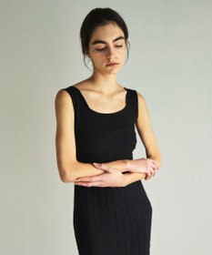 GRACE CONTINENTAL ツイードマーメイドニットワンピース