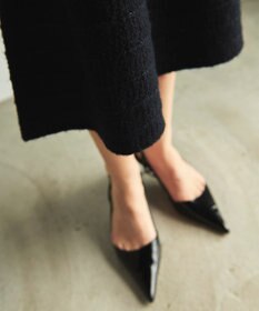 GRACE CONTINENTAL ツイードマーメイドニットワンピース