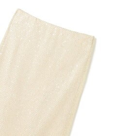 GRACE CONTINENTAL メッシュスパンコールタイトスカート