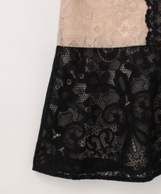 GRACE CONTINENTAL ビジュー衿レースドレス