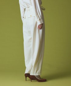 GRACE CONTINENTAL ウールワイドレッグパンツ