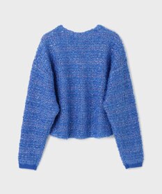 GRACE CONTINENTAL ツイードニットzipカーディガン