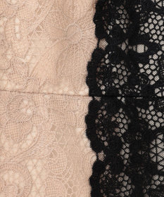 GRACE CONTINENTAL ビジュー衿レースドレス