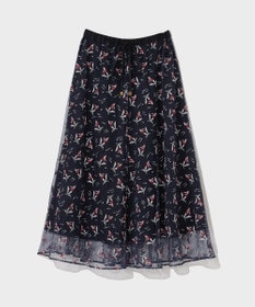 GRACE CONTINENTAL マリンembフレアスカート