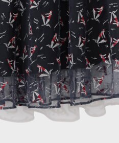 GRACE CONTINENTAL マリンembフレアスカート