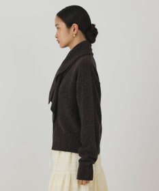 GRACE CONTINENTAL ネップニットカーディガン
