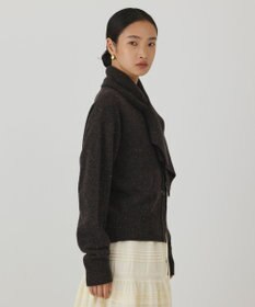 GRACE CONTINENTAL ネップニットカーディガン