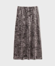 GRACE CONTINENTAL クラッシュベロアロングスカート