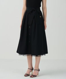 GRACE CONTINENTAL レイヤードタックスカート