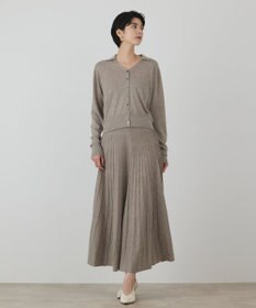 GRACE CONTINENTAL プリーツニットワンピース